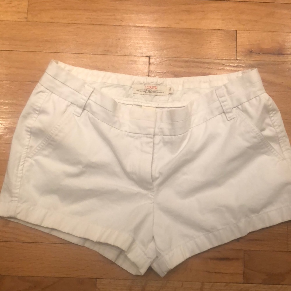 Jcrew chino shorts - white